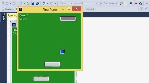 Ping Pong The Game in C#