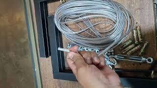 Clothes Drying Stand Wall Mounted And Foldable