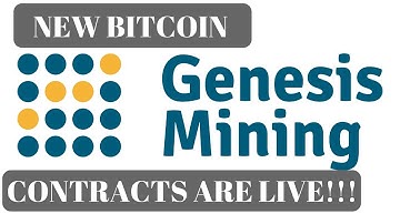 NEW GENESIS MINING BITCOIN CONTRACTS + Bitconnect Reinvest!