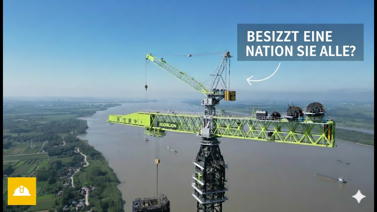 Die 3 größten Turmkrane Der Erde: Meister UNMÖGLICHER Höhen