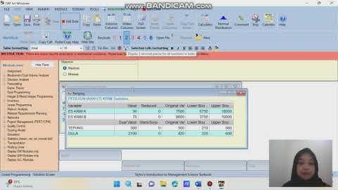 Modul Linear Programming (SOAL UTS 7)