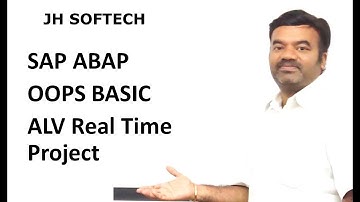 SAP ABAP OOPS BASIC ALV Real Time Project