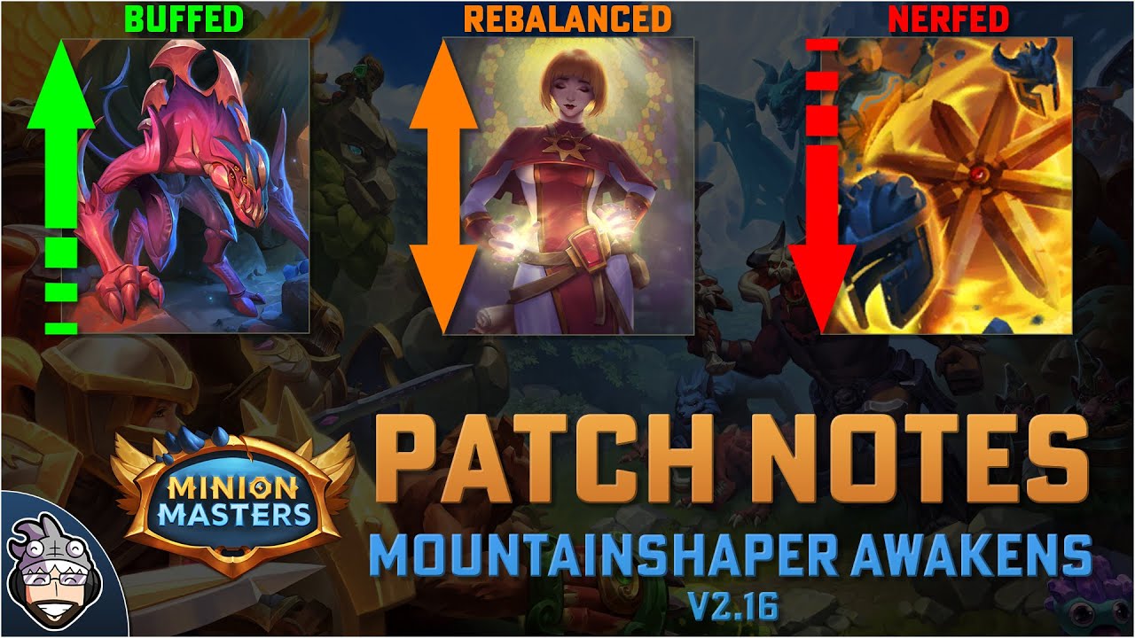 Minion Masters - Patch Notes - Mountainshaper Awakens - 2.16