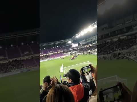 サッカー日本代表U23🆚マリ代表U23 日本国歌→日本コール　サンガスタジアム