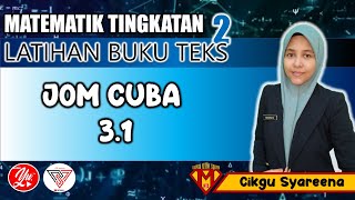 LATIHAN BUKU TEKS TINGKATAN 3| Rumus Algebra | Jom Cuba 3.1