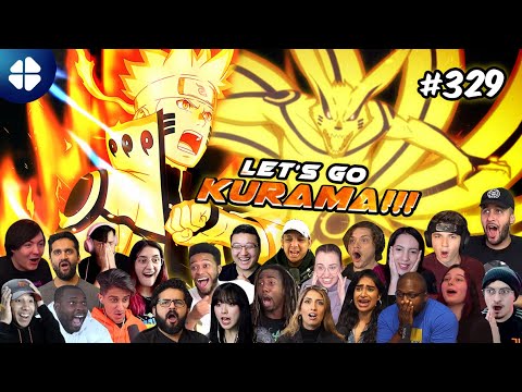 Naruto Kurama Mode First Time!!! 24 People React [Shippuden Ep. 329] 🔥🦊 ナルト 疾風伝 海外の反応