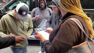 New Kids On The Block Jonathan Knight Signing Autographs in NYC! #NKOTB