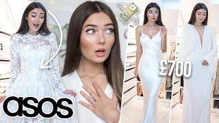 TRYING ON WEDDING DRESSES FROM ASOS! I SPENT £700...