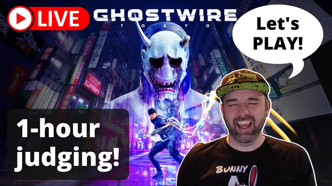 Playing Ghostwire Tokyo's first hour... judging a game live