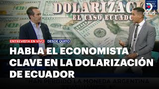 Dolarización en Argentina: "Argentina está en el momento para dolarizar" Francisco Zalles en #DNEWS