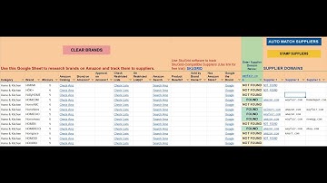 Match Brands to Suppliers Automatically with this Google Sheet