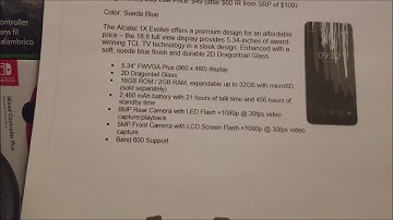 Metro by T-Mobile Black Friday Deals 11I15 & Alcatel 1X Evolve Specs