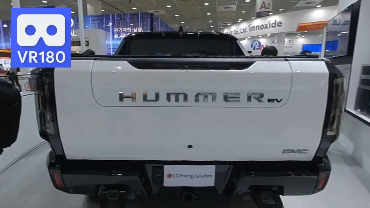 3D 180VR 4K  the GMC HUMMER EVs  Electric Pickup 😜😜 3DVRCar