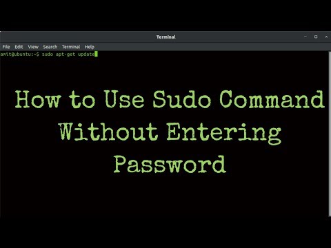 Video: Hoe stel Sudo-wagwoord in Linux in?