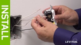 How to Install a GFCI Outlet, AFCI and Dual AFCI/GFCI Outlet | Leviton