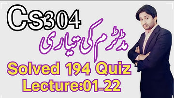 Cs304 midterm preparation||Cs304 midterm preparation 2022||Cs304 midterm current paper 2022||Cs304