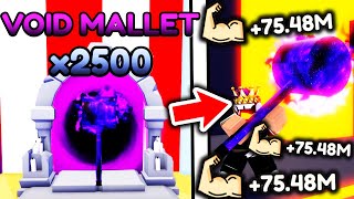 I Bought VOID MALLET and Became STRONGEST PLAYER in Roblox Bell Striker Simulator..