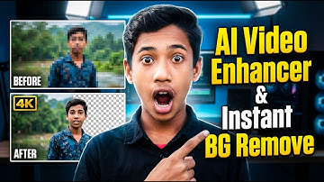 AI Video Enhancer ২০২৬! দ্রুত এডিটিং ও স্মার্ট Video Background removal টুল!