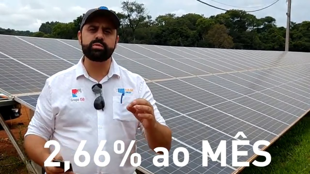 Energia Solar Fotovoltaica - Qual rentabilidade média sobre o investimento?