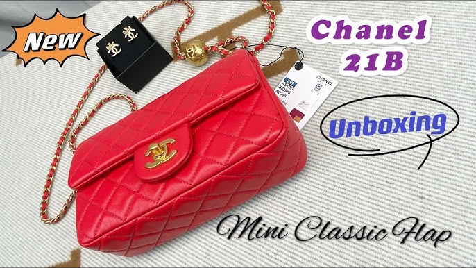 Chanel Mini Square Pearl Crush Bag Unboxing 