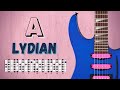 A lydian melodic atmospheric backing track