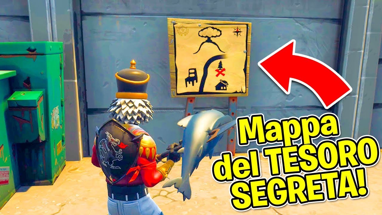 Fortnite ITA - LA NUOVA MAPPA DEL TESORO SEGRETA!! giochi uniti