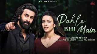 Pehle Bhi Main || Vishal Mishra || Animal || Official Audio || Lyrics Video ||