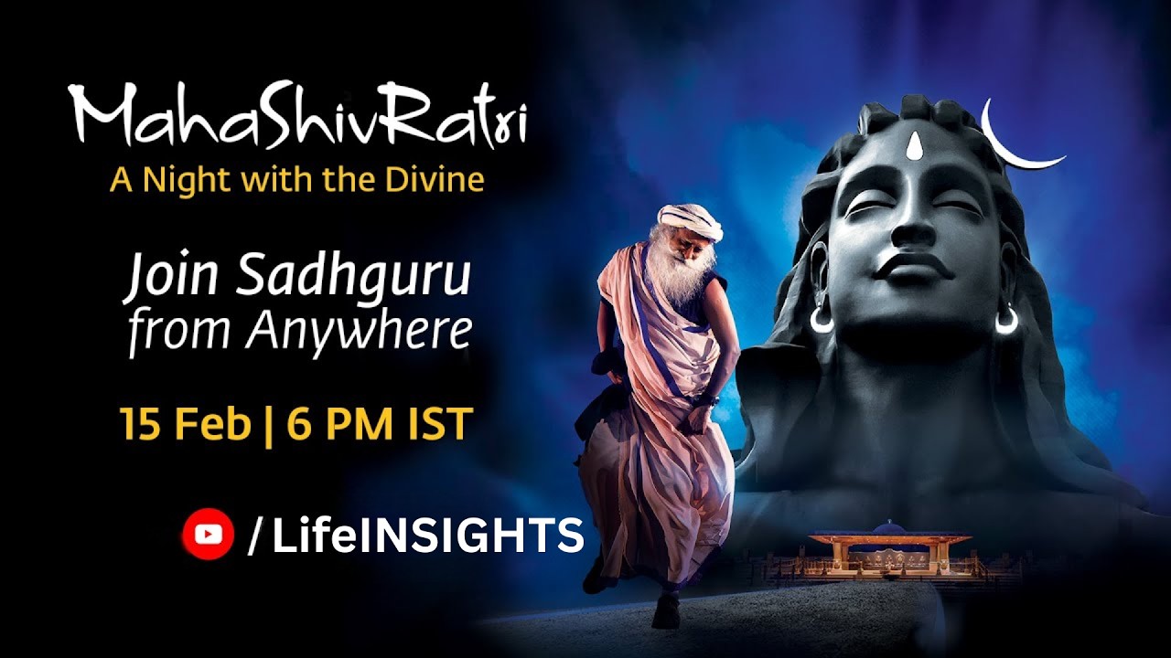 MahaShivRatri 2026 | Watch Live | 15 Feb 6 pm from Isha Yoga Center with Sadhguru