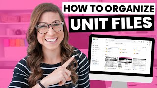 Digital Teacher Organization: How to Organize an Entire Unit