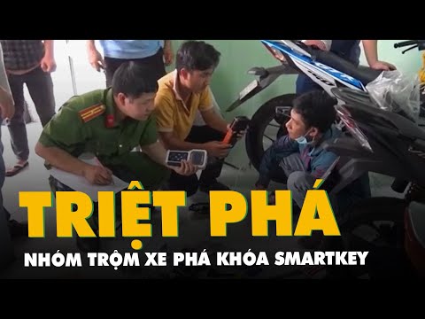 Triệt phá nhóm trộm xe phá khóa smartkey chuyên nghiệp ở Bình Dương