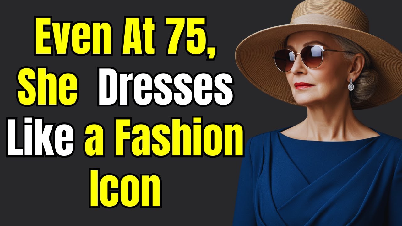 She's 75, but dresses like a Fashion Icon | Fashion Tips for women over 50