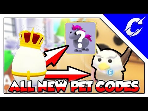 All New Pet Codes Griffin Unicorn Adopt Me Pet Update Youtube