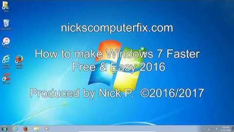 ow To speedup boot time windows 7 and Disable startup apps