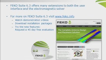 Webinar: Overview of FEKO Suite 6 3