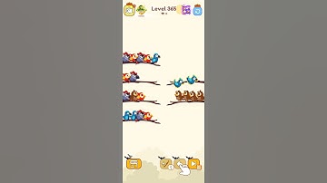 bird sort color game level 365 #games #gamedesign #birdsortcolor #birdsortcolorpuzzle #gamelevel 🤓🤓🤓