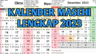 KALENDER 2023