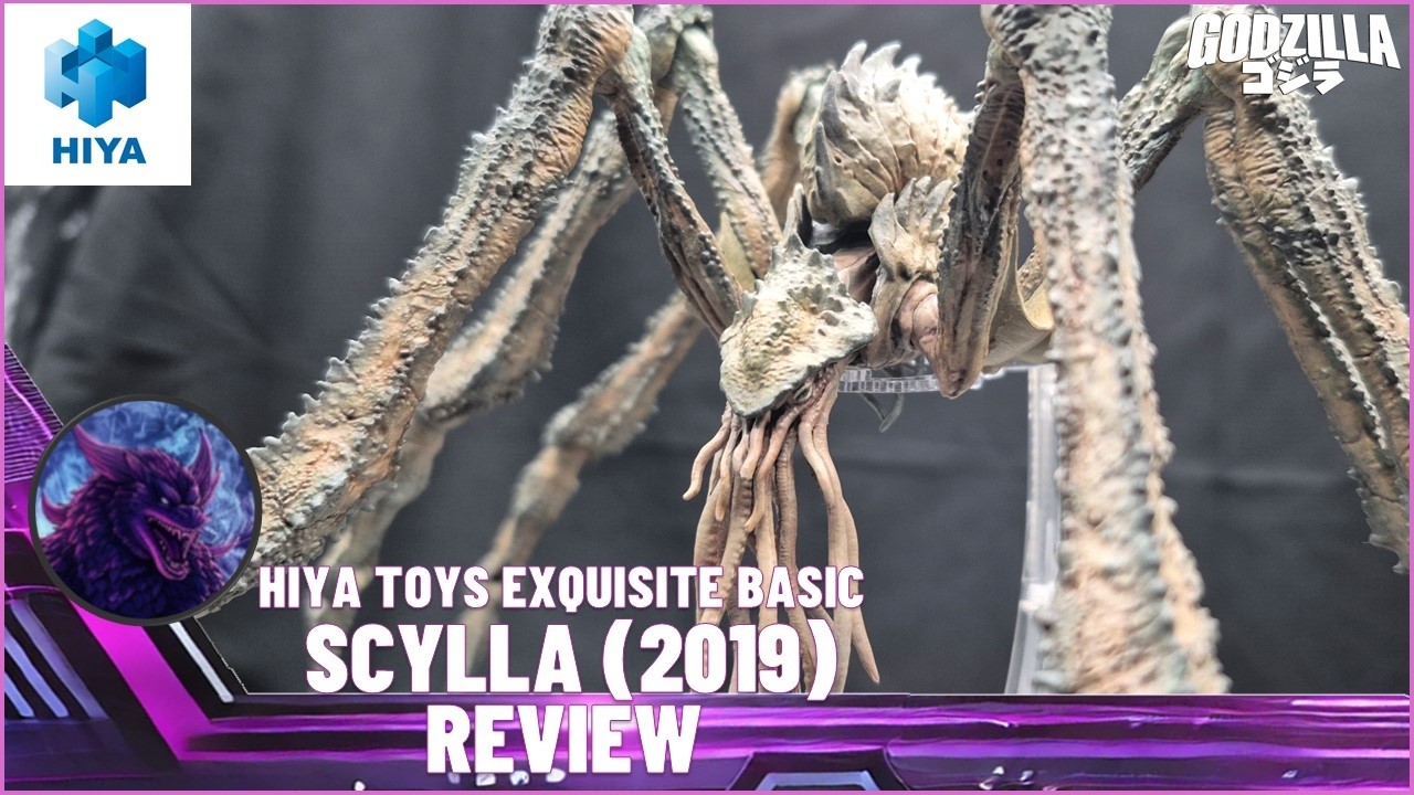 Hiya toys スキュラ ゴジラ Hiya Toys Exquisite Basic Scylla (2019) Action Figure Review