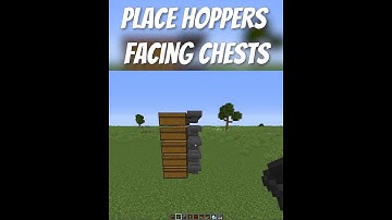 How to Build Automatic Storage System - Minecraft Redstone #Shorts