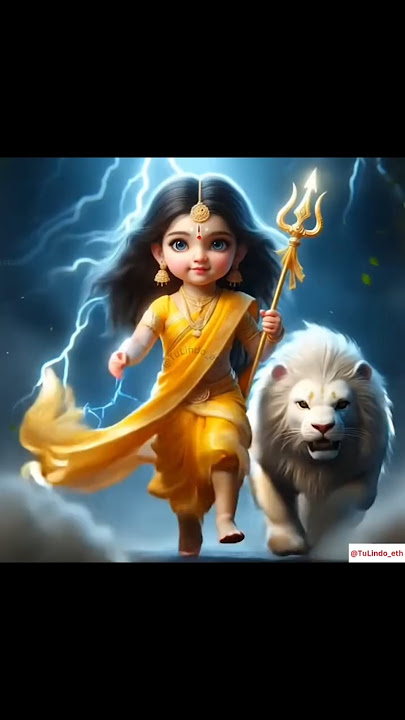 Cute Devi Maa is About to STEAL Your Heart | Maa durga 4k hd Whatsapp status video | navratri