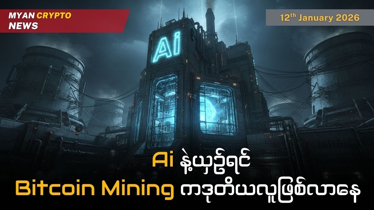 Ai နဲ့ယှဉ်ရင် Bitcoin Mining ကဒုတိယလူဖြစ်လာနေ | MCM Daily News (12th January 2026)