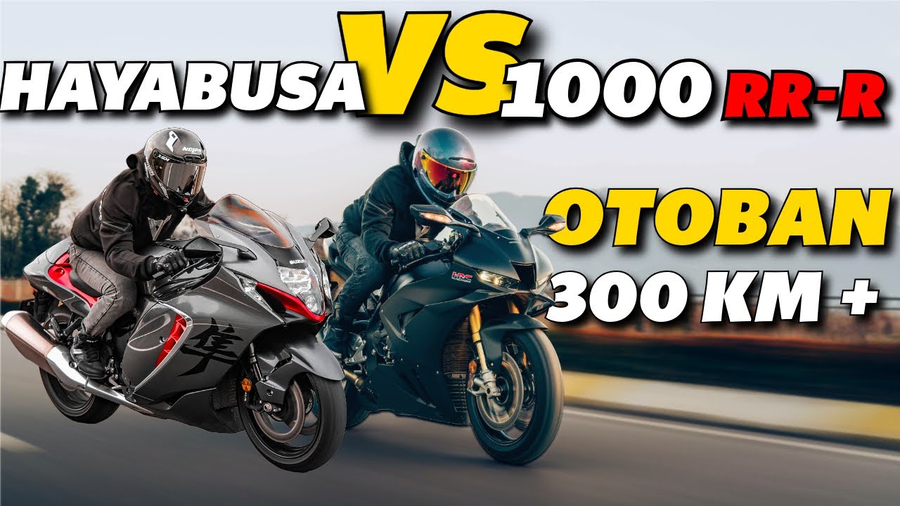 HAYABUSA VS CBR 1000 RR-R  300 KM+  MOTORLARI  DENEDİK !!!