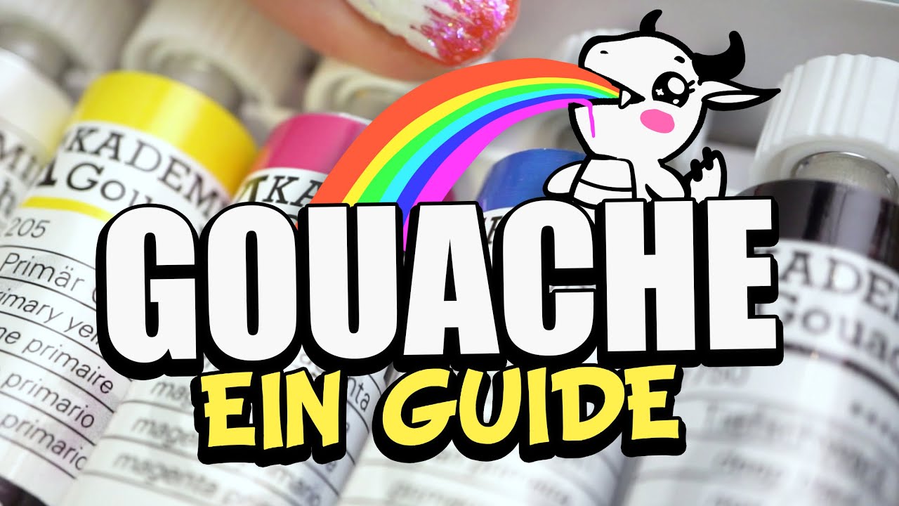 Was ist Gouache?  🏆 Techniken, Marken & Co.