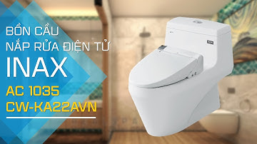 Review chi tiết bồn cầu nắp rửa điện tử INAX AC1035 + CW-KA22AVN cao cấp