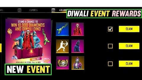 FREE FIRE DIWALI EVENT 2021 REWARDS 🔜 -para SAMSUNG,A3,A5,A6,A7,J2,J5,J7,S5,S6,S7,S9,A10,A20,A30,A50