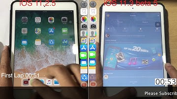 iOS 11.3 beta 5 vs iOS 11.2.5/6 speed test on iPad mini 2 | TechViewer