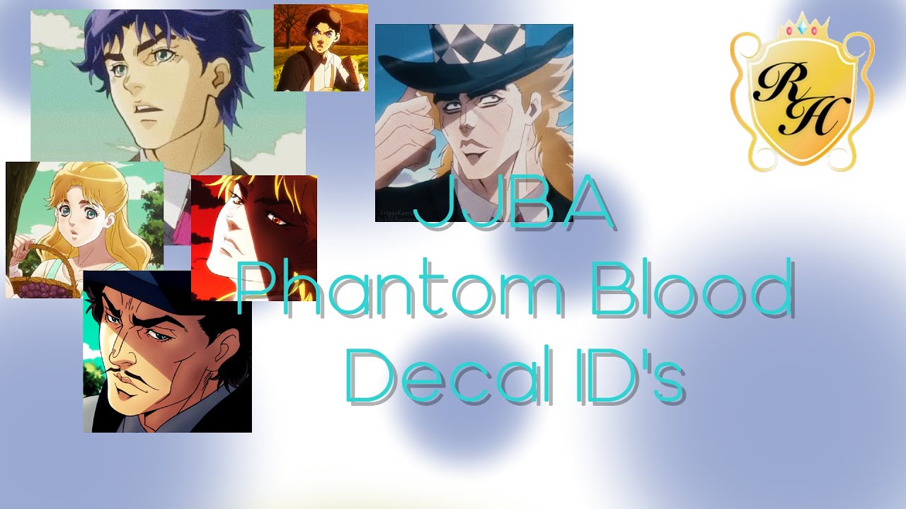 Jjba Phantom Blood Decal Id S Royale High Journal Adeena Hxni Roblox Youtube - image id roblox jojo