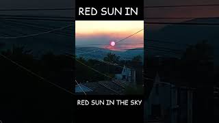 red sun in the sky‼️🇨🇳