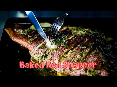 Baked Red Snapper