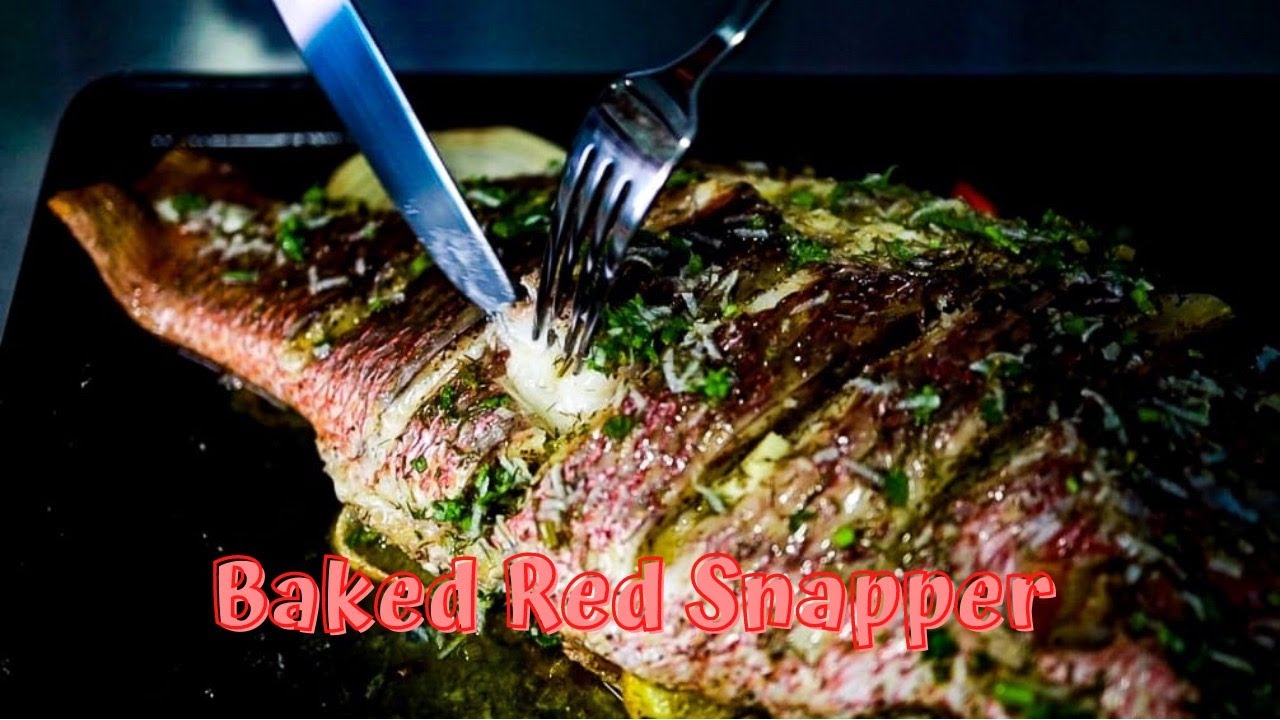 Oven Baked Red Snapper - Fed & Fit