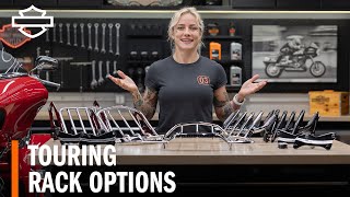 Harley-Davidson Touring Motorcycle Luggage Rack Options Overview